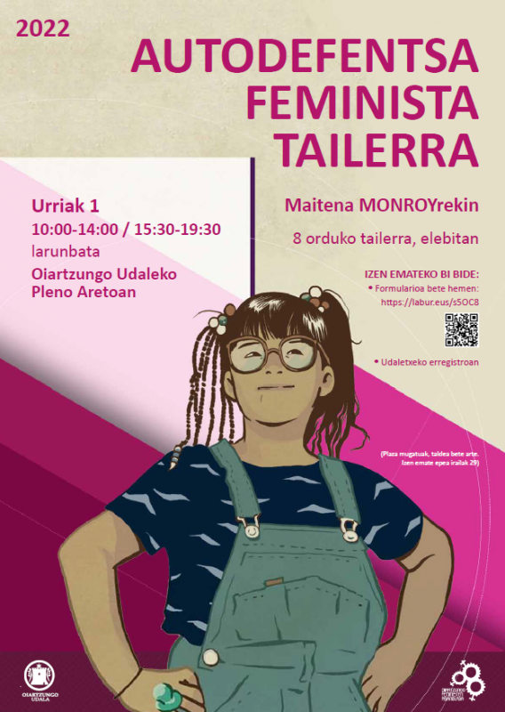 Autodefentsa feminista tailerra urriaren 1ean